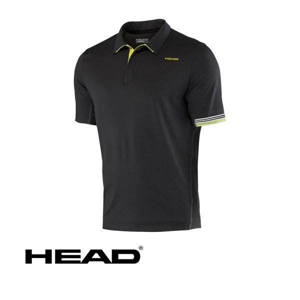 HEAD PERFORMANCE POLO SHIRT BLACK