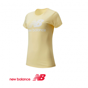 Tee-Shirt New Balance Jaune Pâle 1