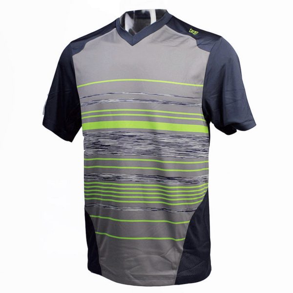 Wilson tee-shirt spécialiste stripe v neck gris