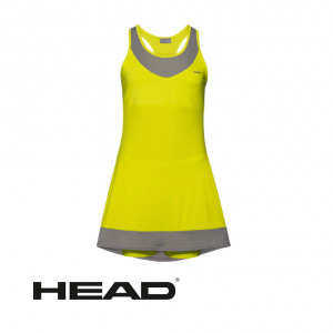 HEAD DEMI DRESS Girl jaune Gris