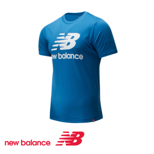 Tee-shirt bleu new balance ATHLETIC