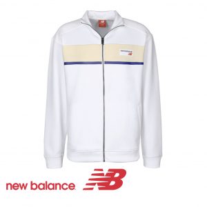 Veste blanche New Balance ATHLETIC Track