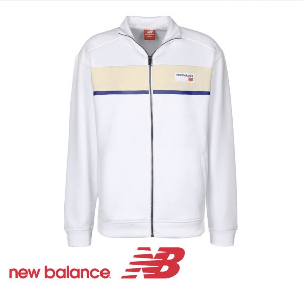 Veste blanche New Balance ATHLETIC Track