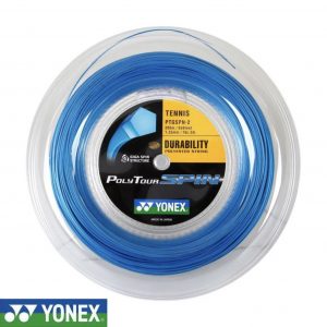 Bobine cordage Yonex polytour spin Bleu