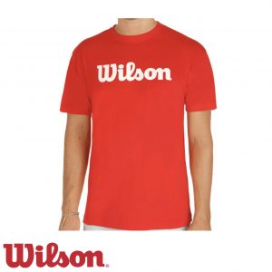 Wilson tee-shirt rouge logo