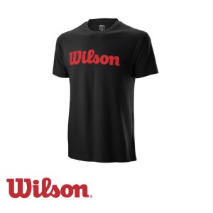 Tee-shirt Wilson logo Black/Red