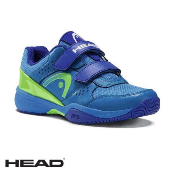 HEAD SPRINT VELCRO 2.0 ALL COURT Blue/Green Kids