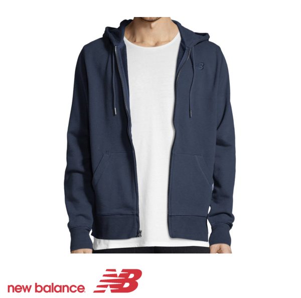 NEW BALANCE CLASSIC FULL ZIP HOODIE Blue