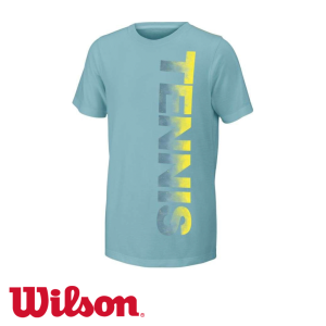 WILSON TENNIS TECH TEE-SHIRT Aqua