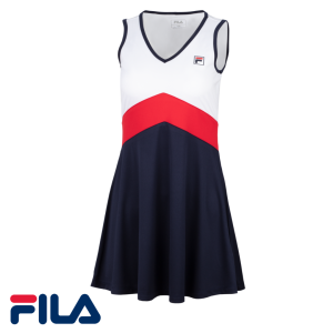 FILA DRESS GLORIA White / Red / Blue