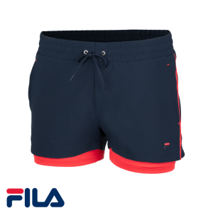 FILA SHORTS EVIE Navy / Red