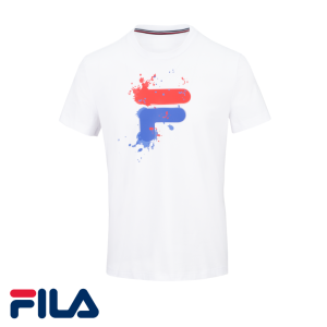 FILA T-SHIRT NEVIO White Red