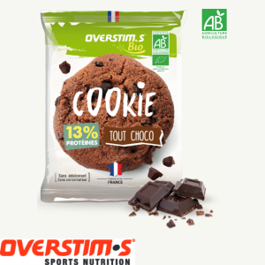 OVERSTIM.S COOKIE PROTÉINÉ BIO Tout Choco